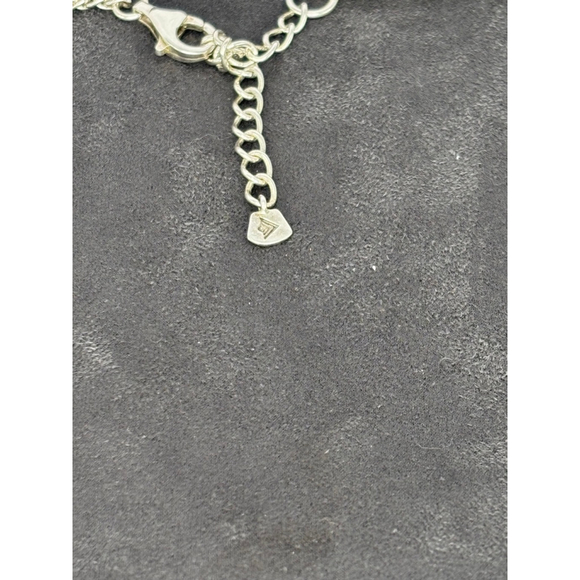 Vintage EUC Silpada "Blue Grotto" Necklace N3024 Lapis, Rock Crystal, Sterling - Picture 6 of 10